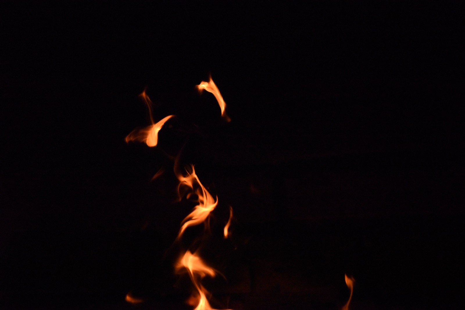 The fire inside a diamond, caught in low light