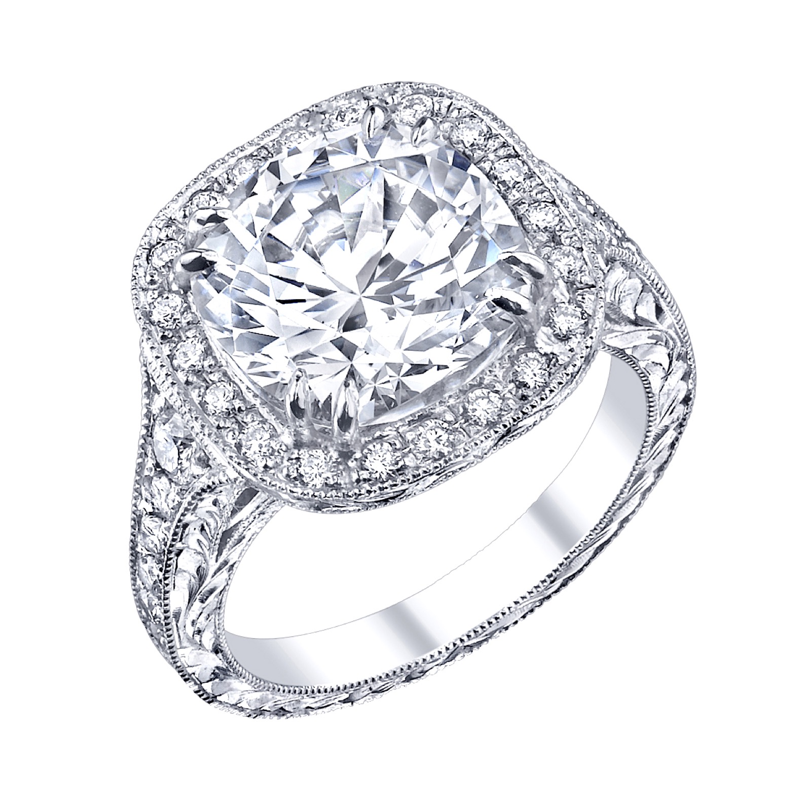 2.50 ct D / VVS2 Emerald Cut