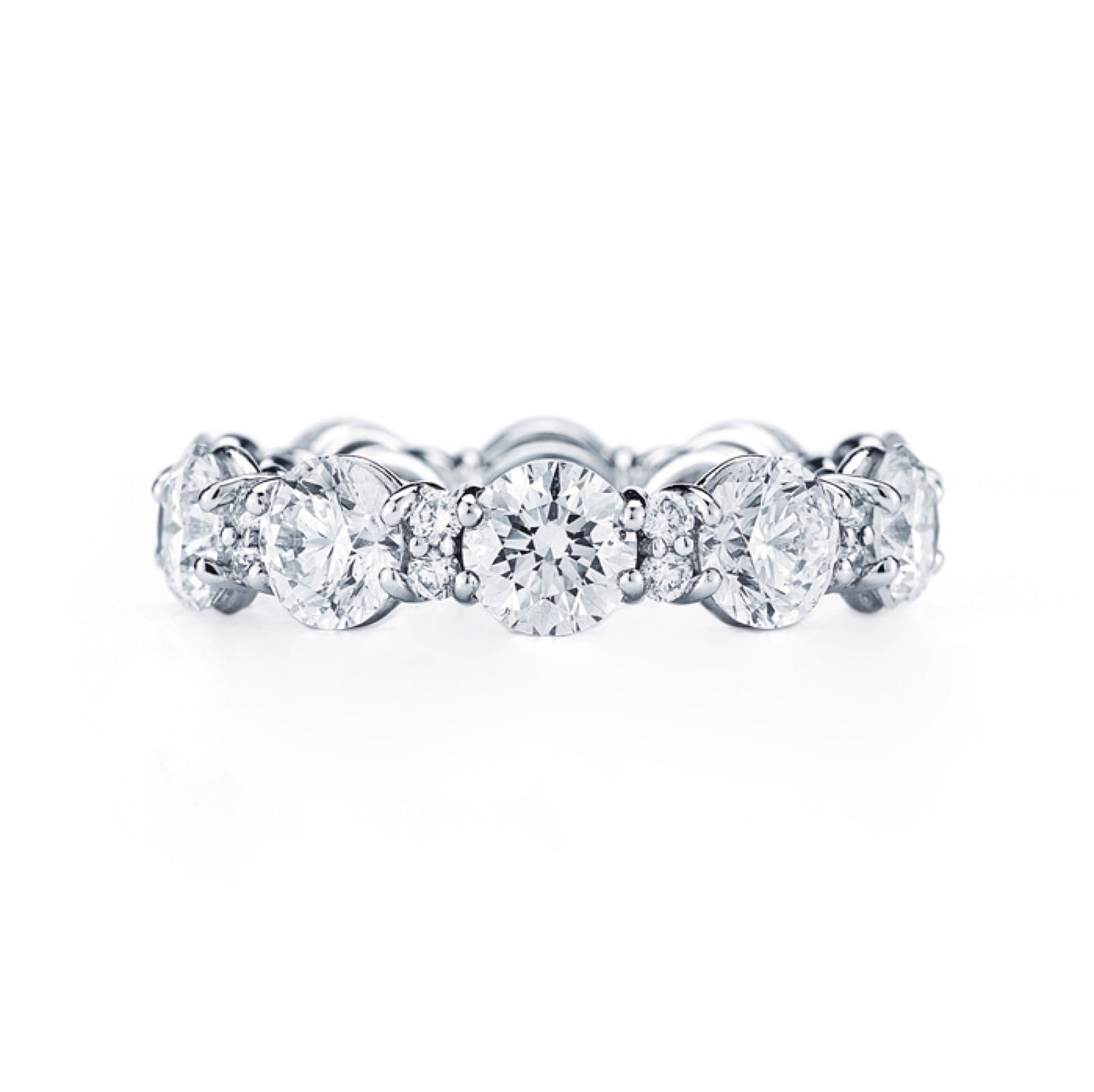 Round Brilliant Eternity Band — 5.00 ct tw